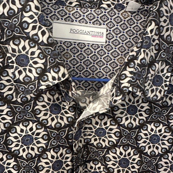 Poggianti Dress Shirt Size 42/16 1/2 - Picture 3 of 3